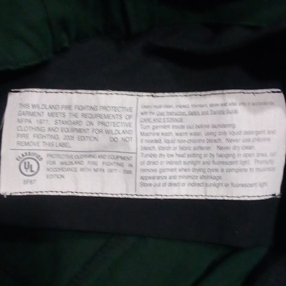 Lions Apparel Mens Flame Resistant Pants for Wildlant Firefighting. - Picture 2 of 3